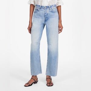 Madewell The Darted Barrel-Leg Jean